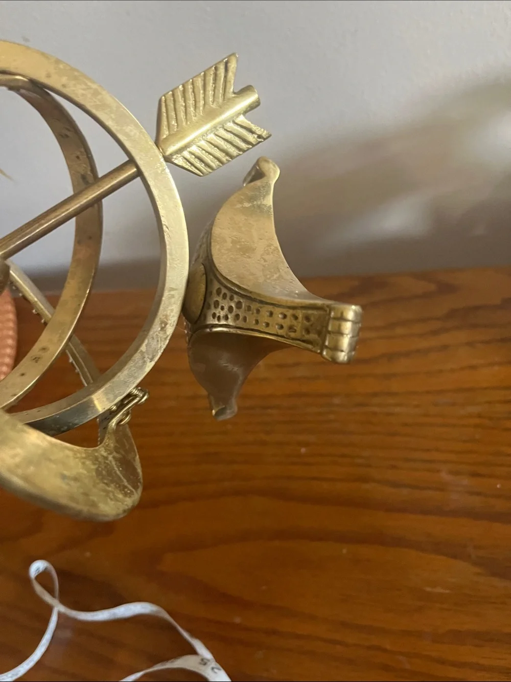 Vintage brass Decorative Armillary Sphere sundial